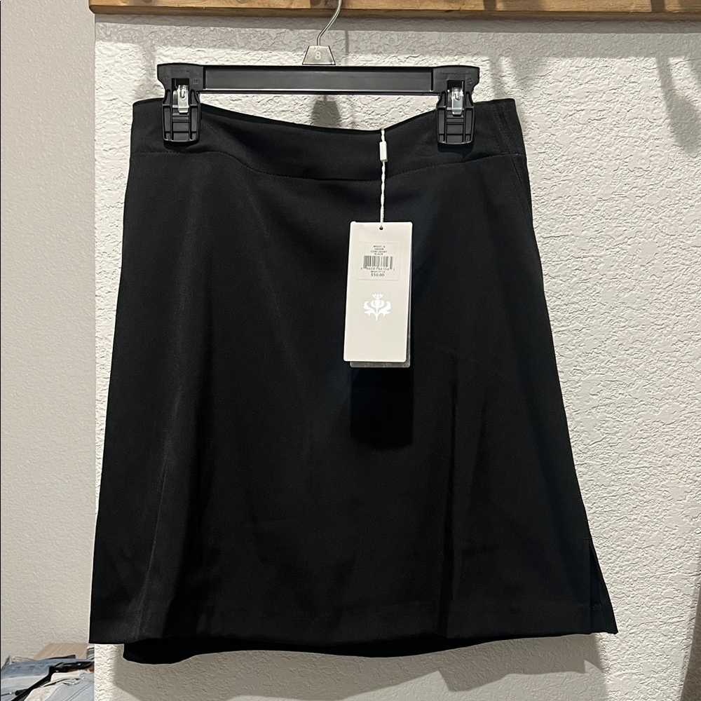 Lady Hagan Women’s Black Skort Size 8 NWT